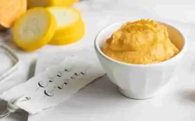 Dětská výživa se žlutou zeleninou a smetanovým sýrem