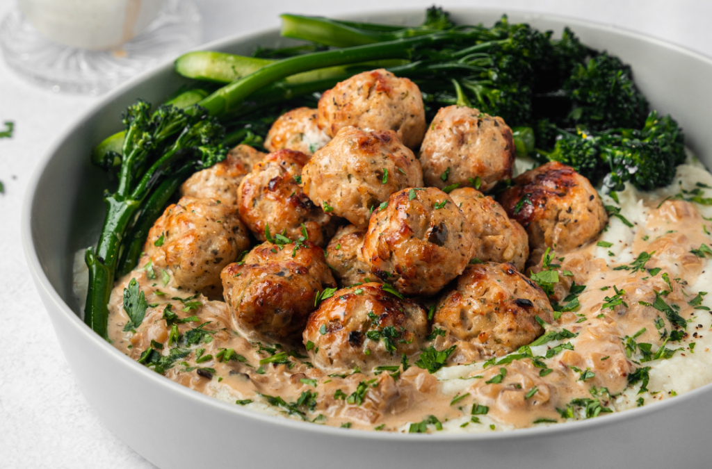 Masové kuličky z krůtího masa