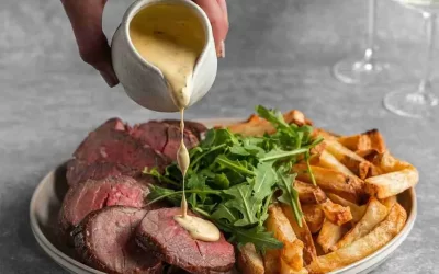 Nejlepší steak ze svíčkové a hranolky