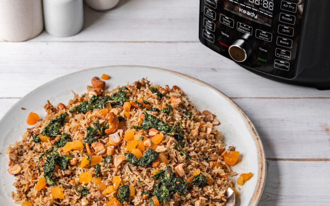 Pilaf z jehněčího masa ze Středního východu