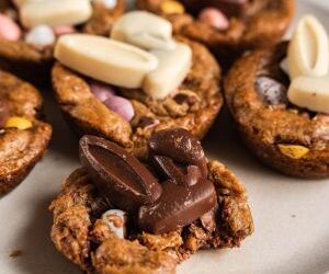 Velikonoční sušenkové košíčky