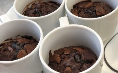 5minutové čokoládové lávové koláče ve fritéze