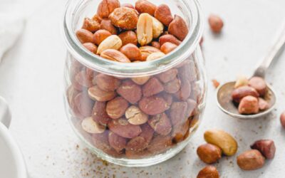 Pražené arašídy ve fritéze na vzduchu